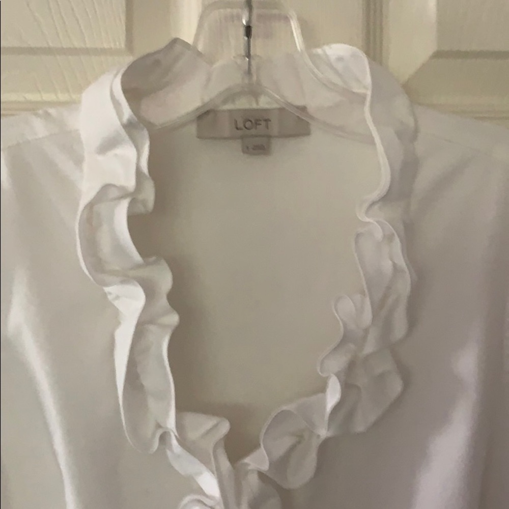 Ruffled button down - Picture 2 of 6